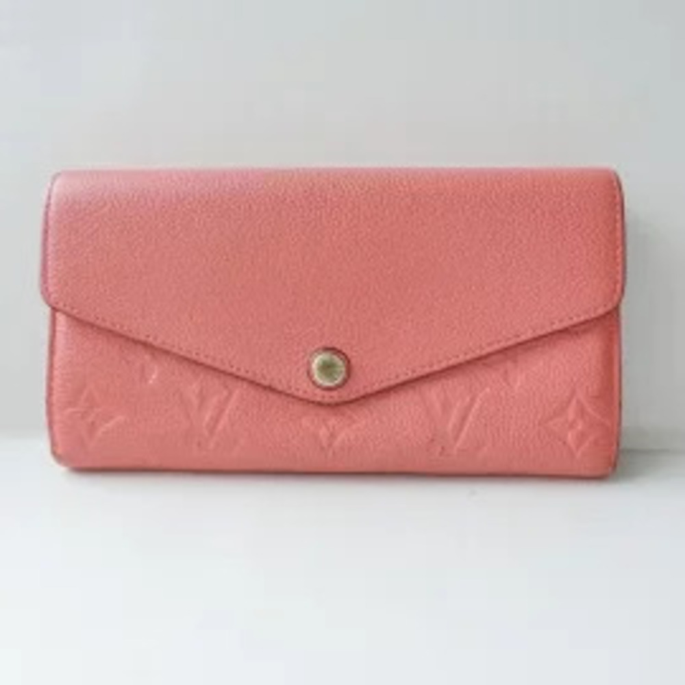 LOUIS VUITTON Portefeuille Sarah Long Wallet Blossom Monogram Empreinte